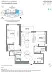 Sobha 350 Riverside Crescent 2 Beds Layout
