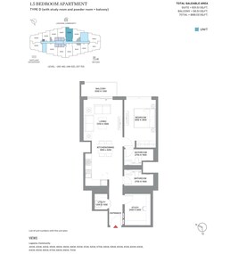 1 Bed 888 Sq. Ft. Apartment in Sobha 360 Riverside Crescent