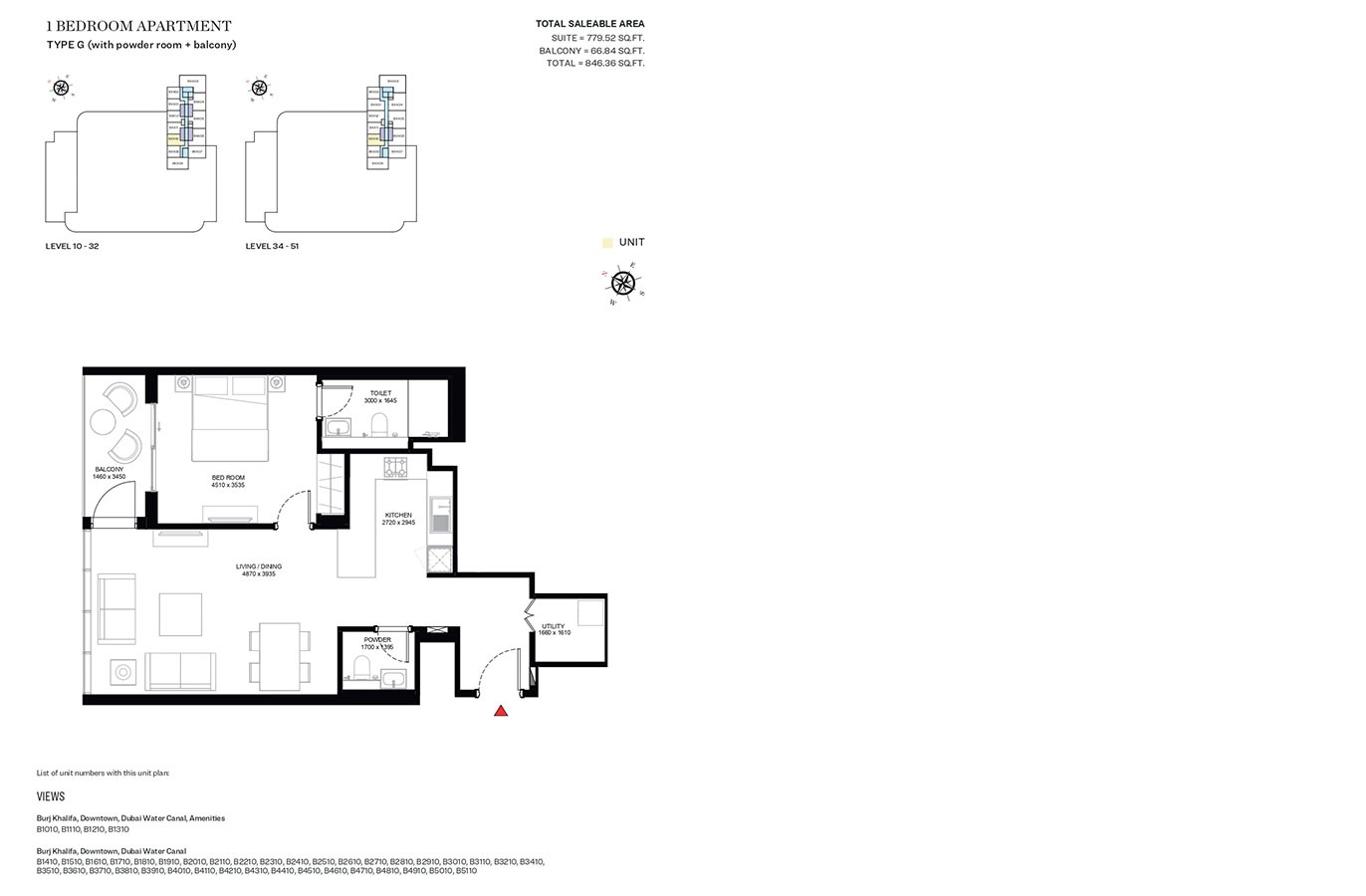 1 Bed 846 Sq. Ft. Apartment in Sobha Creek Vista Heights