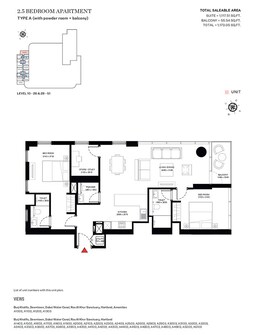 2 Beds 1173 Sq. Ft. Apartment in Sobha Creek Vista Heights