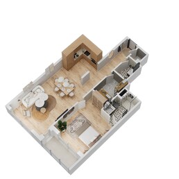 1 Bed 853 Sq. Ft. Apartment in Sobha Creek Vistas Grande