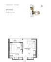 Sobha Creek Vistas Reserve 1 Bed Layout
