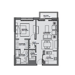1 Bed 853 Sq. Ft. Apartment in Sobha Hartland Greens
