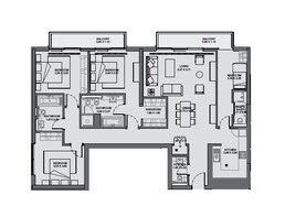 3 Beds 1850 Sq. Ft. Apartment in Sobha Hartland Greens