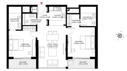 2 Beds 1089 Sq. Ft. Apartment in Sobha One Park Avenue