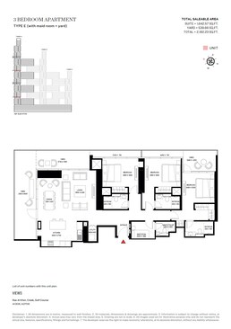 3 Beds 2182 Sq. Ft. Apartment in Sobha One Residences
