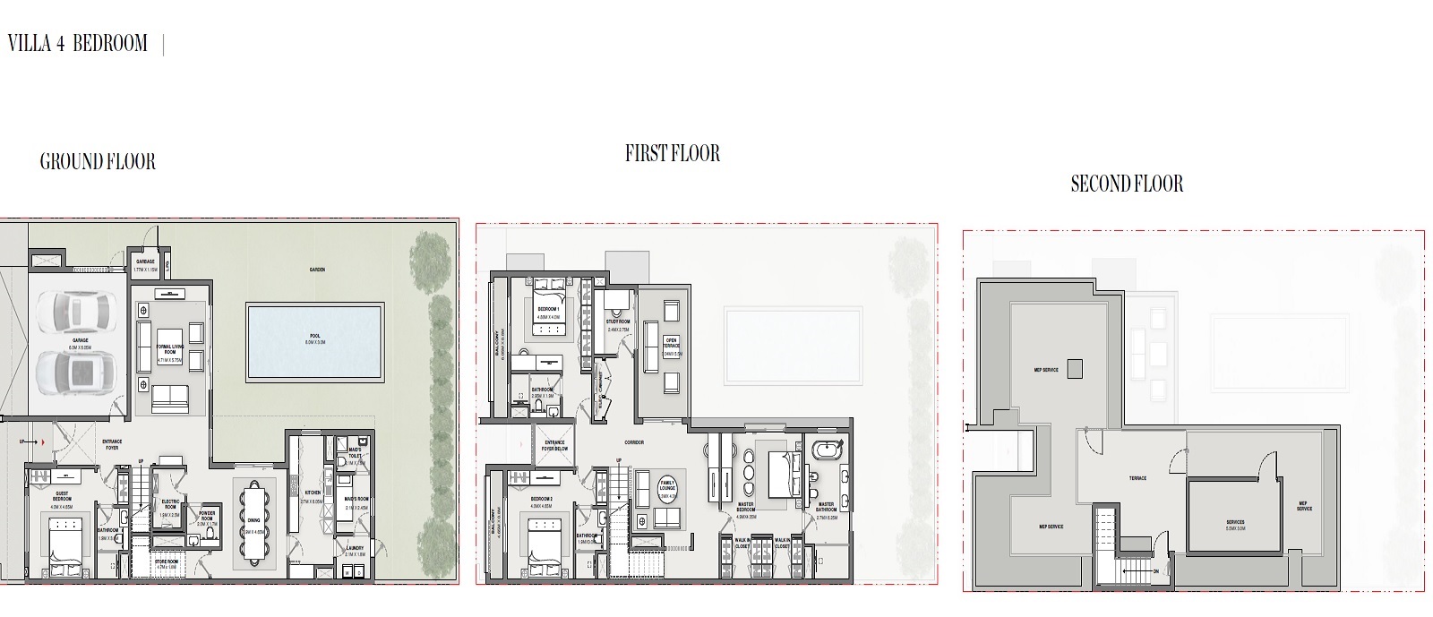 4 Beds 4991 Sq. Ft. Villa in Sobha Reserve Villas