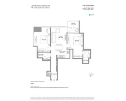 2 Beds 967 Sq. Ft. Apartment in Sobha Skyscape Altius