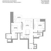 Sobha Skyscape Avenue 2 Beds Layout