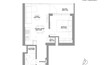 Sobha Solis 1 Bed Layout
