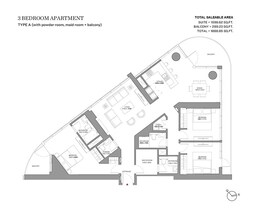 3 Beds 1889 Sq. Ft. Apartment in Sobha Solis