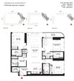 Sobha The Crest 3 Beds Layout