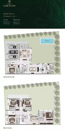 6 Beds 7191 Sq. Ft. Villa in Sobha The Grove Villas