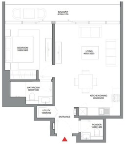 1 Bed 769 Sq. Ft. Apartment in Sobha Verde