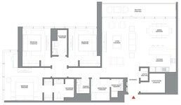 3 Beds 2194 Sq. Ft. Apartment in Sobha Verde