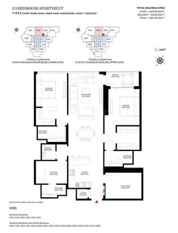 2 Beds 1502 Sq. Ft. Apartment in Sobha Waves Opulence