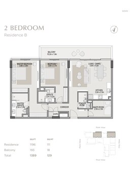 2 Beds 1389 Sq. Ft. Apartment in Soho The Berkeley