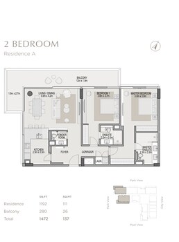 2 Beds 1472 Sq. Ft. Apartment in Soho The Berkeley
