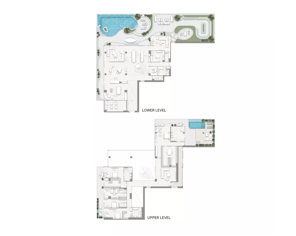 5 Beds 19277 Sq. Ft. Penthouse in SOL Fairmont Residences Solara Tower