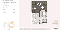 1 Bed 1140 Sq. Ft. Apartment in SRG Aria Heights