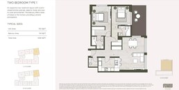 2 Beds 1236 Sq. Ft. Apartment in SRG Aria Heights