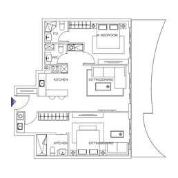 2 Beds 980 Sq. Ft. Apartment in Stamn Nautis Residences