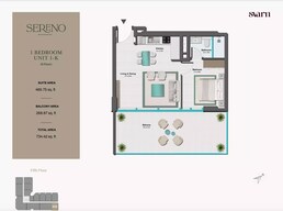 1 Bed 734 Sq. Ft. Apartment in Svarn Sereno Residences