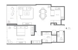 1 Bed 927 Sq. Ft. Apartment in Sweid Banyan Tree Residences