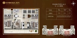 3 Beds 1194 Sq. Ft. Apartment in Symbolic Zen Residences