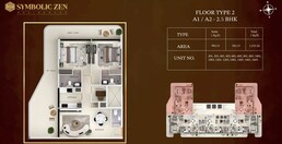 3 Beds 1535 Sq. Ft. Apartment in Symbolic Zen Residences