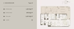 2 Beds 2071 Sq. Ft. Apartment in Chaimaa Symphony