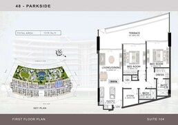 2 Beds 1318 Sq. Ft. Apartment in Tabeer 48 ParkSide