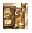 Tarrad Celesto Tower 2 Beds Layout