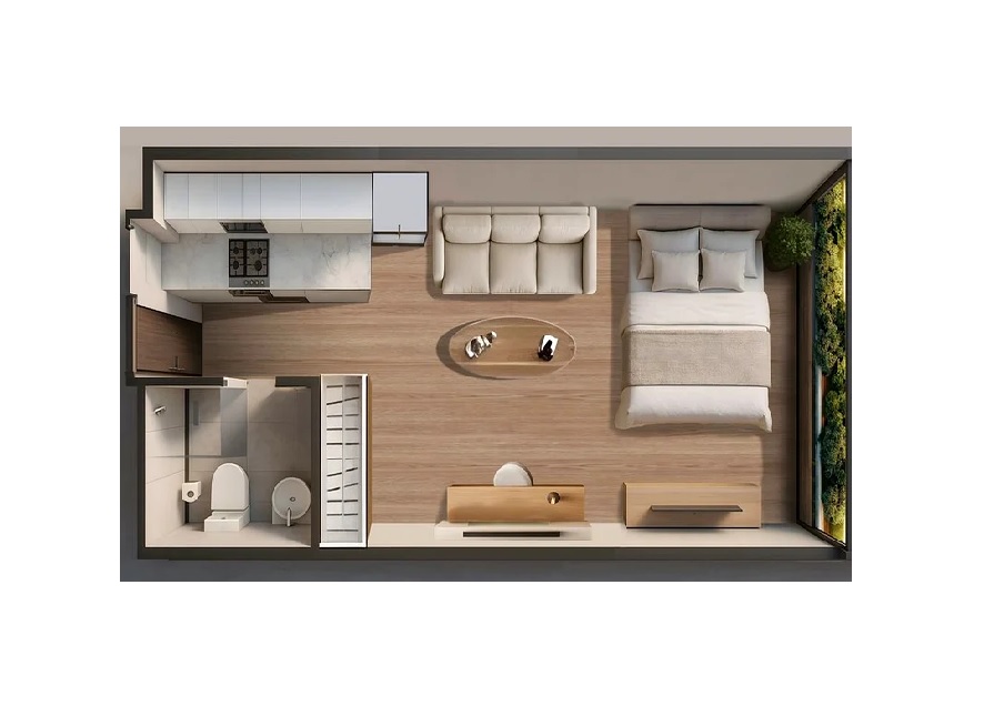 Tarrad Celesto Tower Studio Layout