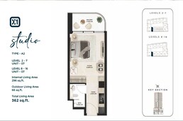 362 Sq. Ft. Studio in Tasmeer SquareX One