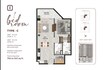 Tasmeer SquareX Residence 1 Bed Layout