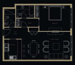 1 Bed 838 Sq. Ft. Apartment in The Polo Residence