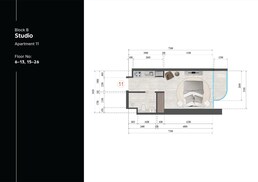 350 Sq. Ft. Studio in Tiger Guzel Towers
