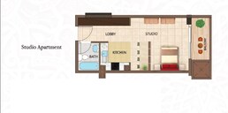 307 Sq. Ft. Studio in Time Arabian Gate