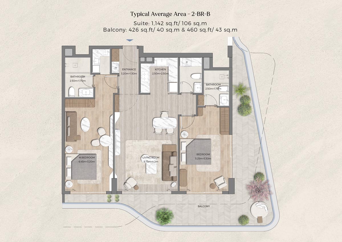 Tomorrow 166 2 Beds Layout