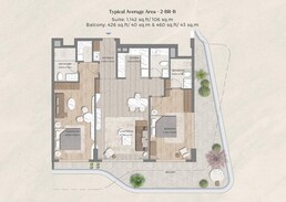 2 Beds 1568 Sq. Ft. Apartment in Tomorrow 166