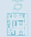 TownX Luma 22 Apartments 2 Beds Layout