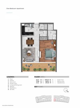 1 Bed 776 Sq. Ft. Apartment in Transcend Anchorage Residences