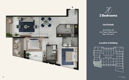 2 Beds 1127 Sq. Ft. Apartment in Uniestate Supreme Residence