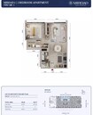 Union Mirdad 1 Bed Layout