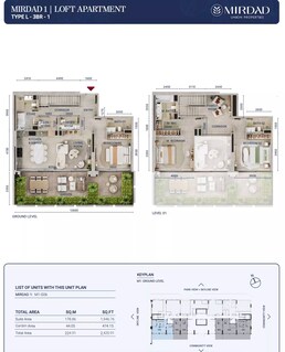 3 Beds 2420 Sq. Ft. Apartment in Union Mirdad