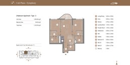 2 Beds 1154 Sq. Ft. Apartment in Union Takaya Symphony