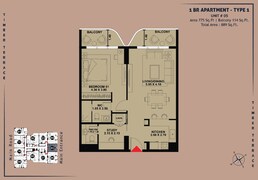 1 Bed 889 Sq. Ft. Apartment in Vakson Timber Terrace