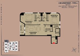 2 Beds 1151 Sq. Ft. Apartment in Vakson Timber Terrace