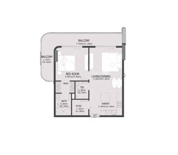 1 Bed 840 Sq. Ft. Apartment in Valores Elevia Residences 3